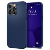 Spigen Silicone Fit Dun MagSafe Hoesje Geschikt voor Apple iPhone 14 Pro Blauw