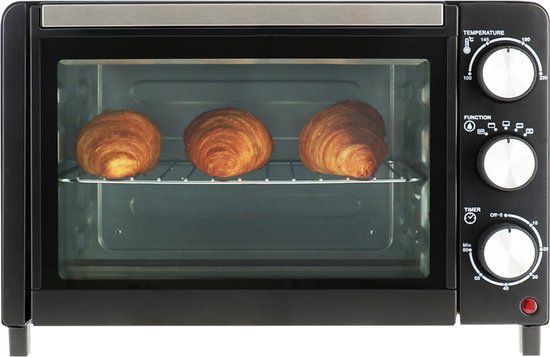 Mestic MHO-120 Mini Oven - 18L - Black
