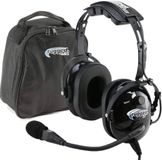 WINCASE Rugged Air RA200 Black General Aviation Pilot Headset