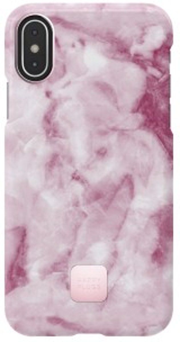 Happy Plugs iPhone X/XS case Pink Marble