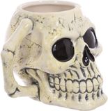 Puckator Mok schedelvorm - Dolomiet keramiek - 460ml