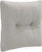 vidaXL Coussin de dossier PUTTEN 100% Polyester Gris 40 x 40 x 10 cm