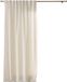 DOUCEUR D'INTERIEUR Rideau CODY 140 x 260 cm Beige Aspect Lin