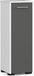 Meuble de salle de bain autoportant : une porte, blanc / gris graphite, largeur 30 cm