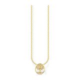 Thomas Sabo ketting 925 sterling zilveren Zirkonia Goud 32020601