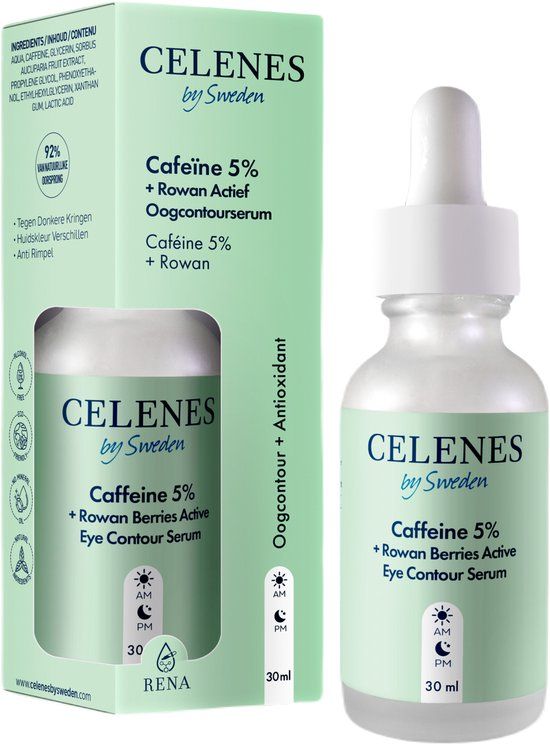 Celenes by Sweden Caffeïne Solution 5% - Anti-Wallen & Donkere Kringen - 30ml