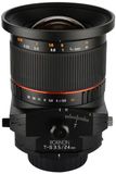 Rokinon TSL24M 24mm f/3.5 hellingslens, voor Nikon, zwart