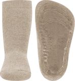 Ewers Antislip kindersokken – Dunkel beige melange – 31-34