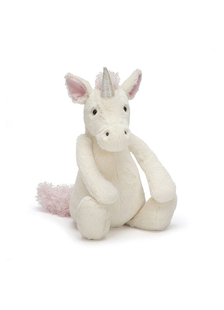 Jellycat Bashful Unicorn Medium - Knuffel - Polyester - 2022