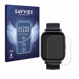 Savvies Screenprotector voor Xiaomi Redmi Watch 5 Active - Folie Beschermfolie transparant 6 Stuks