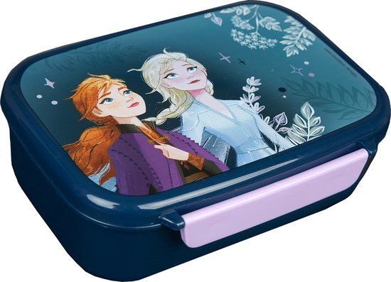 Disney Frozen Lunchbox - Blue - 0.33L - 2 Pieces