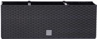 Prosperplast Plantenbak Rato - antraciet - 80x33x32 cm - bloembak met water irrigatiesysteem