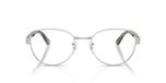 Ray-Ban Rx 6543 Lunettes de vue unisexe argent rondes 52mm