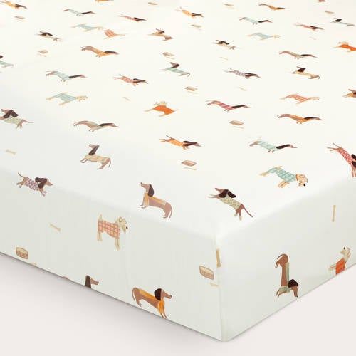 NOUS Kids katoenen hoeslaken - wit