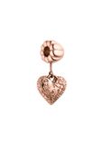 PURELEI Bedeltje LEI Vintage Heart Roségoud Staal