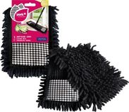 York Pepita Platte Mop Navulling Microvezel Zwart