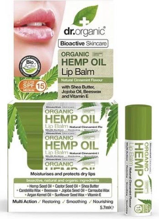 Dr. Organic Hemp Oil Lip Balm 5.7ml