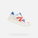 GEOX Rooner Jongens Sneakers - Wit/Rood - Maat 31