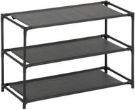 5Five Schoenenrek Intissa - 3-laags - metaal/kunststof - 57 x 25 x 39 cm - zwart