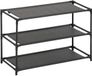 5Five Schoenenrek Intissa - 3-laags - metaal/kunststof - 57 x 25 x 39 cm - zwart