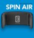 Cellularline Autohouder Spin Air Ventilatierooster - Zwart