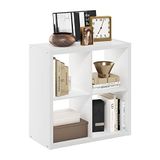 Furinno Cubicle open rug decoratieve kubus opbergorganizer, 4-kubus, wit