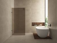 Wiesbaden Less Inloopdouche 120 x 200 cm - Vintage Brons / Gunmetal