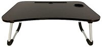 KitHome Basic laptoptafel, van technisch hout, zwart, medium