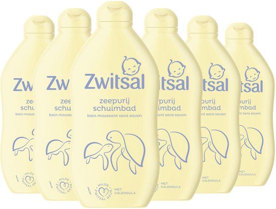 Zwitsal Zeepvrij Schuimbad - Baby - 6 x 400 ml