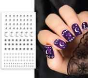Fiestas Guirca Zilveren nagelstickers