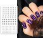 Fiestas Guirca Zilveren nagelstickers