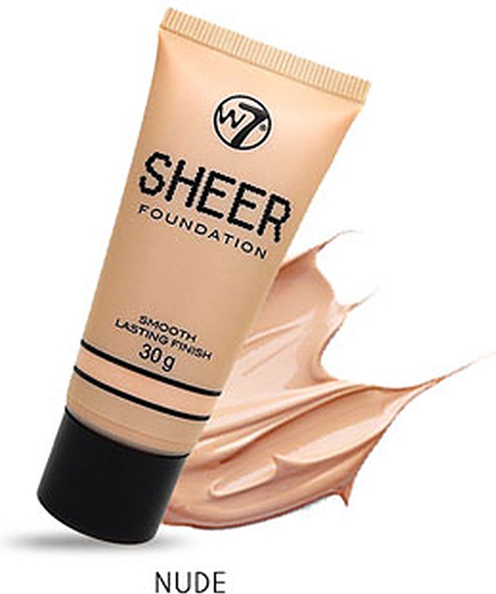 W7 Cosmetics Sheer Foundation - Nude - 5060083161758