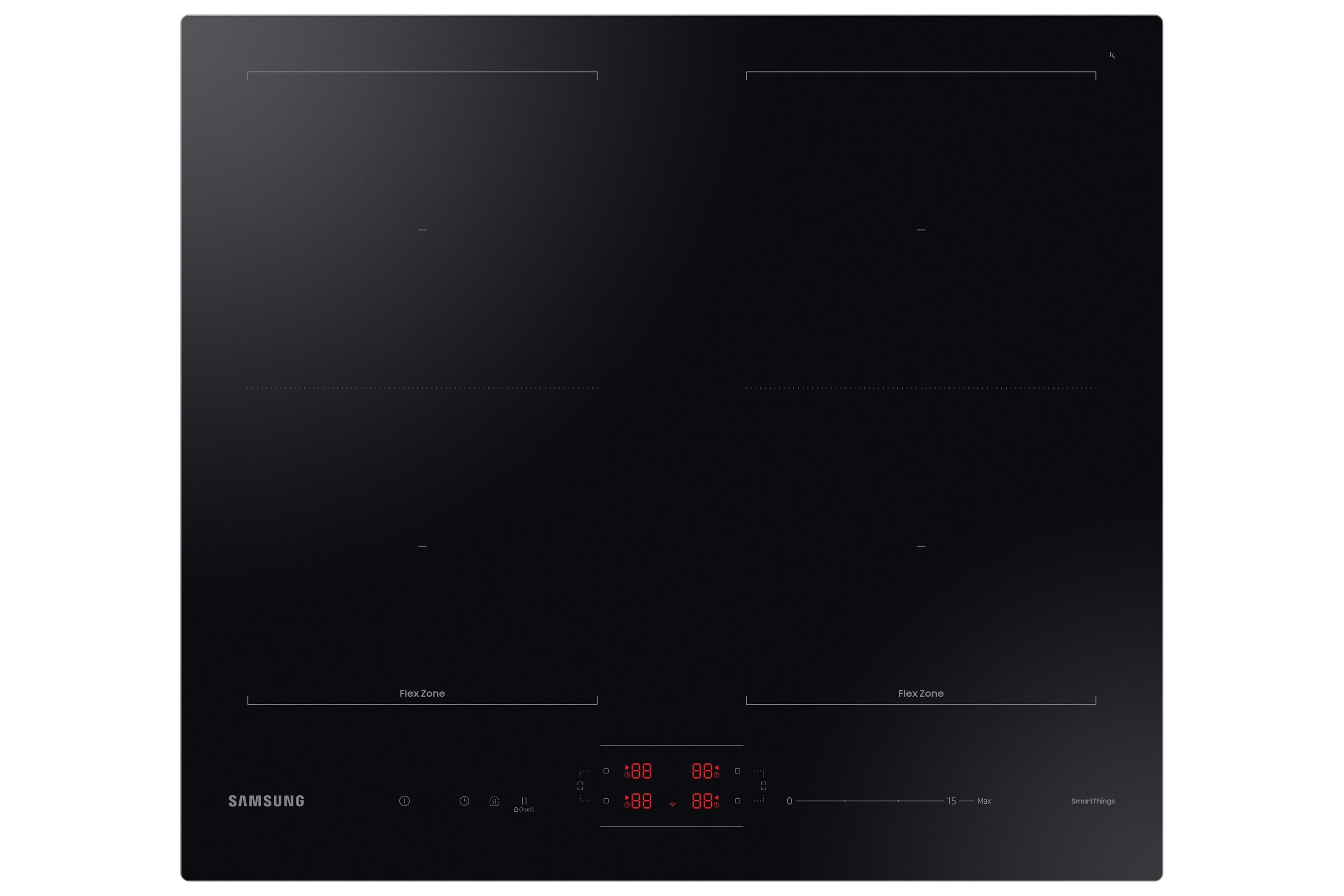 Samsung NZ64B5066FK - 60 cm Induction Hob - Black