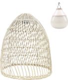 lumisky Paulo Noma Draadloze Ophanging D40CM Beige Rotan