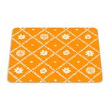 Bonamaison Rechthoekige muismat, digitaal bedrukt, antislip onderkant, voor kantoor en thuis, 22 x 18 cm
