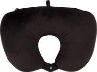 Abbey Camp Nekkussen Foam 2-in-1 - Reiskussen - Zwart