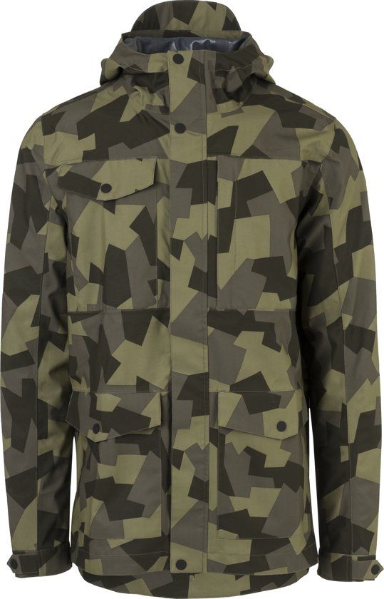 AGU Urban Outdoor Pocket 2.5 Layer Regenjas - Mannen - Camo Print