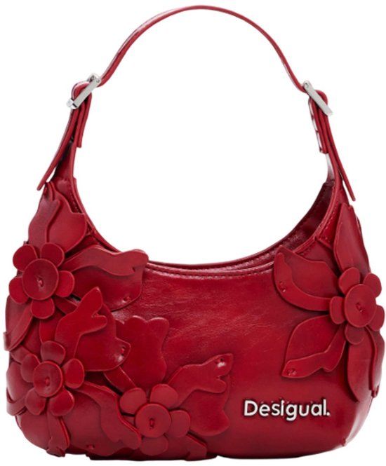 Desigual Reprise Red Valentine Haiti Hand Bag Carmine rood