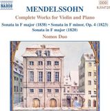 Outhere Naxos Nomos Duo - Mendelssohn: Complete Works For Violin & Piano (CD)