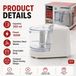Mini hachoir électrique - hachoir de cuisine - 350 ml - 100 W - 220 V - lames en acier inoxydable - réservoir amovible