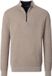 Casa Moda Heren Half Zip Trui L Beige Katoen