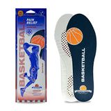 Footgel Basketball Inlegzolen Rood EU 43-47 Man,Vrouw