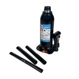 Hilka 82250208 8 ton 222-447mm gelaste fles Jack, zwart