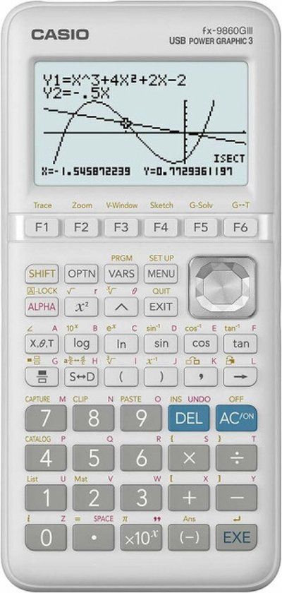 Casio FX-9860GIII - Grafische rekenmachine - Wit