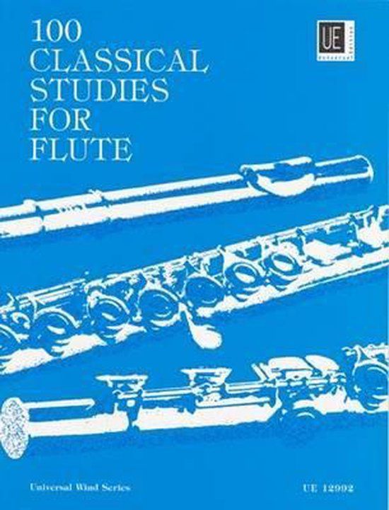 Frans Universal Edition 100 Classical Studies for Flute Hardcover