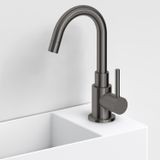 Clou Freddo fonteinkraan, met draaibare uitloop, gunmetal PVD