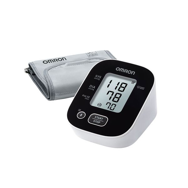 Omron M2 Intelli IT Bovenarm Bloeddrukmeter - Zwart/Grijs/Wit