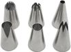 Zenker Set van 6 grote roestvrijstalen spuitmondjes Smart Pastry