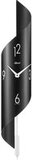 Hermle 70944-292200 Moderne wandklok Savanna II, kwarts zwart-wit