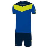 Givova Kit Speelveld Fluo uniseks-volwassene Voetbalshirt en shorts